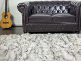 Real Fox Fur Blanket Throw • Housewarming Gift Sofa Cover n Bedspread •  Handmade Genuine Fur