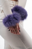 Fur cuffs, fur cuffs for wrists, fox fur cuffs