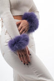 Fur cuffs, fur cuffs for wrists, fox fur cuffs