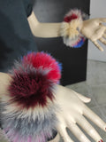 Fur cuffs, fur cuffs for wrists, fox fur cuffs