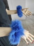 Fur cuffs, fur cuffs for wrists, fox fur cuffs