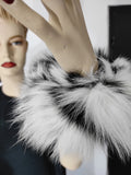 Fur cuffs, fur cuffs for wrists, fox fur cuffs