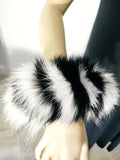 Fur cuffs, fur cuffs for wrists, fox fur cuffs