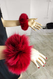 Fur cuffs, fur cuffs for wrists, fox fur cuffs