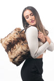 Fur bags, fur shoulder bag , natural fur bag