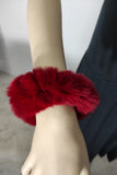 Fur cuffs, fur cuffs for wrists, rabbit fur cuffs