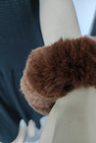 Fur cuffs, fur cuffs for wrists, fox fur cuffs