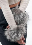 Fur cuffs, fur cuffs for wrists, fox fur cuffs