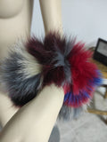 Fur cuffs, fur cuffs for wrists, fox fur cuffs