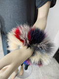 Fur cuffs, fur cuffs for wrists, fox fur cuffs