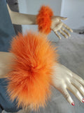 Fur cuffs, fur cuffs for wrists, fox fur cuffs