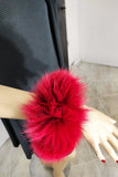 Fur cuffs, fur cuffs for wrists, fox fur cuffs