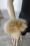 Fur cuffs, fur cuffs for wrists, fox fur cuffs