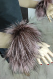 Fur cuffs, fur cuffs for wrists, fox fur cuffs