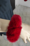 Fur cuffs, fur cuffs for wrists, rabbit fur cuffs