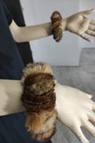 Fur cuffs, fur cuffs for wrists, fox fur cuffs