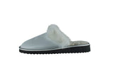 Fur Slippers for Women White, Genuine Leather, Sheepskin