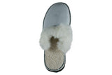 Fur Slippers for Women White, Genuine Leather, Sheepskin