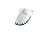 Fur Slippers for Women White, Genuine Leather, Sheepskin