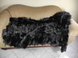 Real Black Fox Fur Blanket Throw • Housewarming Gift Sofa Cover n Bedspread • Handmade Genuine Fur Active Restock requests: 0