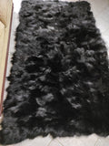 Real Black Fox Fur Blanket Throw • Housewarming Gift Sofa Cover n Bedspread • Handmade Genuine Fur Active Restock requests: 0