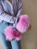 Fur cuffs, fur cuffs for wrists, fox fur cuffs