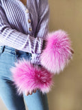 Fur cuffs, fur cuffs for wrists, fox fur cuffs