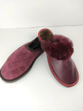 Fur slippers,sheepskin slippers,leather slippers,fur slippers for couple