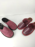 Fur slippers,sheepskin slippers,leather slippers,fur slippers for couple