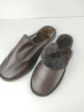 Fur slippers,sheepskin slippers,leather slippers,fur slippers for couple