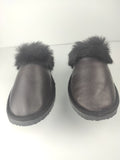 Fur slippers,sheepskin slippers,leather slippers,fur slippers for couple