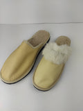 Fur slippers,sheepskin slippers,leather slippers,fur slippers for couple