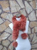 Fur scarves, fur scarf womens, fox fur scarf, fur collar