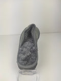 Fur Slippers for Men Gray, Genuine Leather, Sheepskin