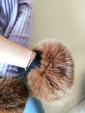 Fur cuffs, fur cuffs for wrists, fox fur cuffs