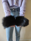 Fur cuffs, fur cuffs for wrists, fox fur cuffs