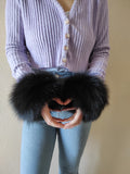 Fur cuffs, fur cuffs for wrists, fox fur cuffs