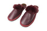 Fur slippers,sheepskin slippers,leather slippers,fur slippers for couple