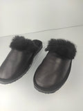 Fur slippers,sheepskin slippers,leather slippers,fur slippers for couple