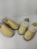 Fur slippers,sheepskin slippers,leather slippers,fur slippers for couple