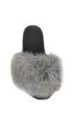 Fur slides, fur slides for women, fox fur slides, Fur Slippers FREE Gift