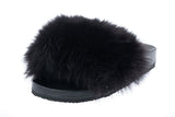 Fur slides, fur slides for women, fox fur slides, Fur Slippers FREE Gift