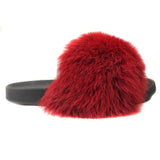 Fur slides, fur slides for women, fox fur slides, Fur Slippers FREE Gift