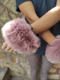 Fur cuffs, fur cuffs for wrists, fox fur cuffs