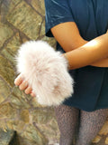 Fur cuffs, fur cuffs for wrists, fox fur cuffs