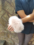 Fur cuffs, fur cuffs for wrists, fox fur cuffs