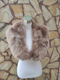 Fur Collar, fox fur collar, real fur scarf, fur warm neck