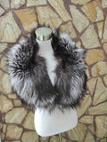 Fur Collar, fox fur collar, real fur scarf, fur warm neck