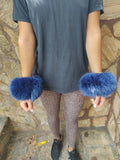 Fur cuffs, fur cuffs for wrists, fox fur cuffs