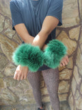 Fur cuffs, fur cuffs for wrists, fox fur cuffs